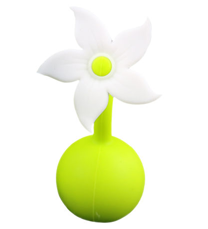 Haakaa Blumenstopper für Milchpumpe - Weiß/Grün