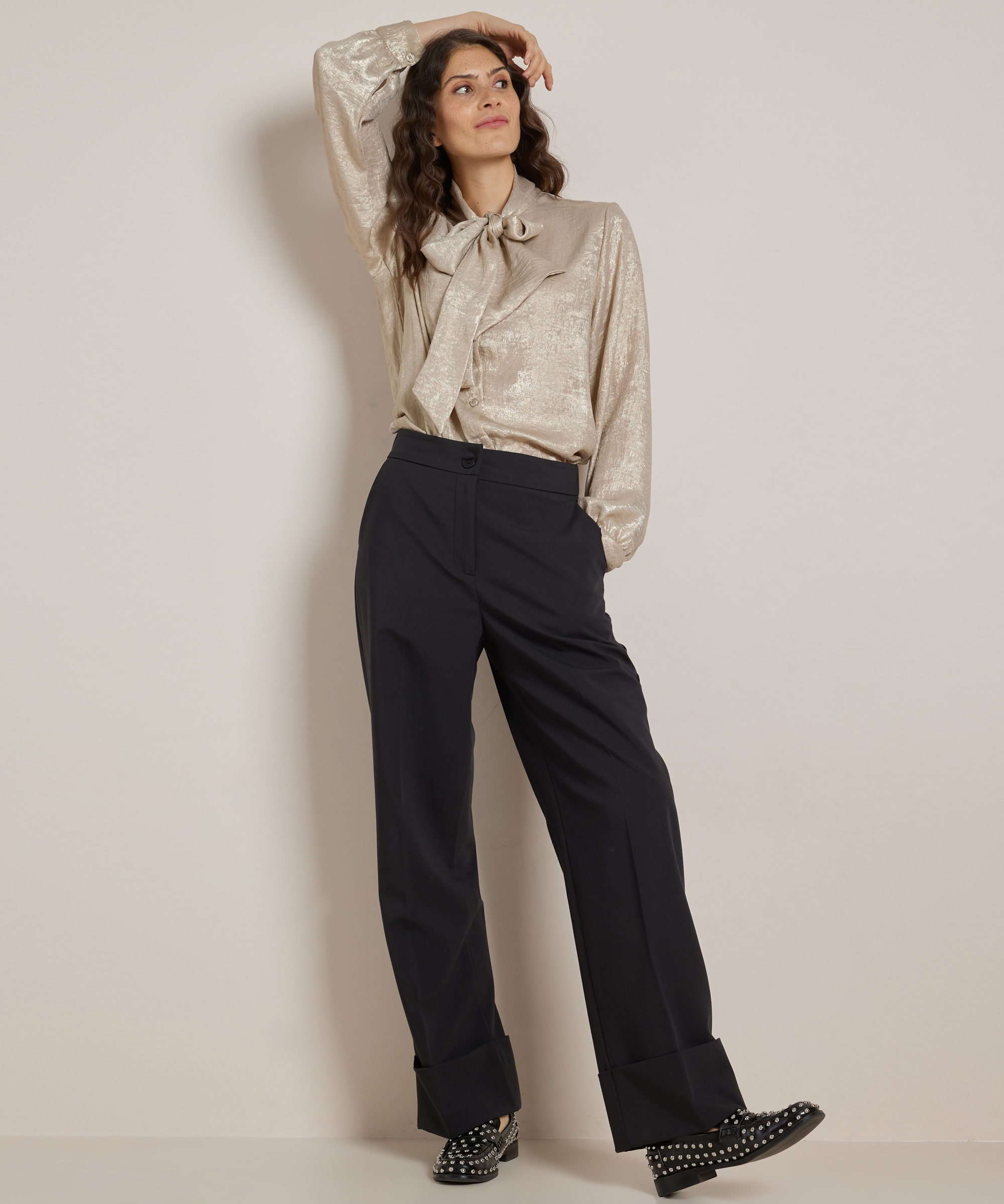 blouse met strik