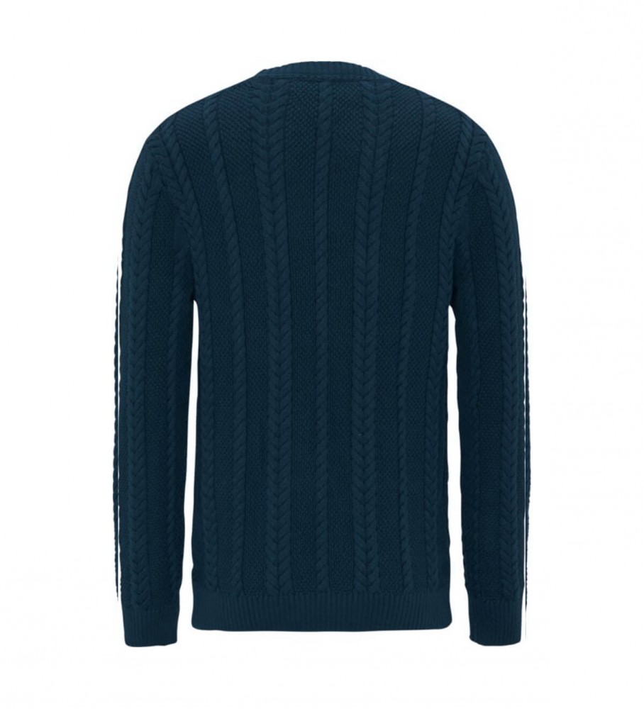 Suéter Tommy Jeans azul-marinho com nó