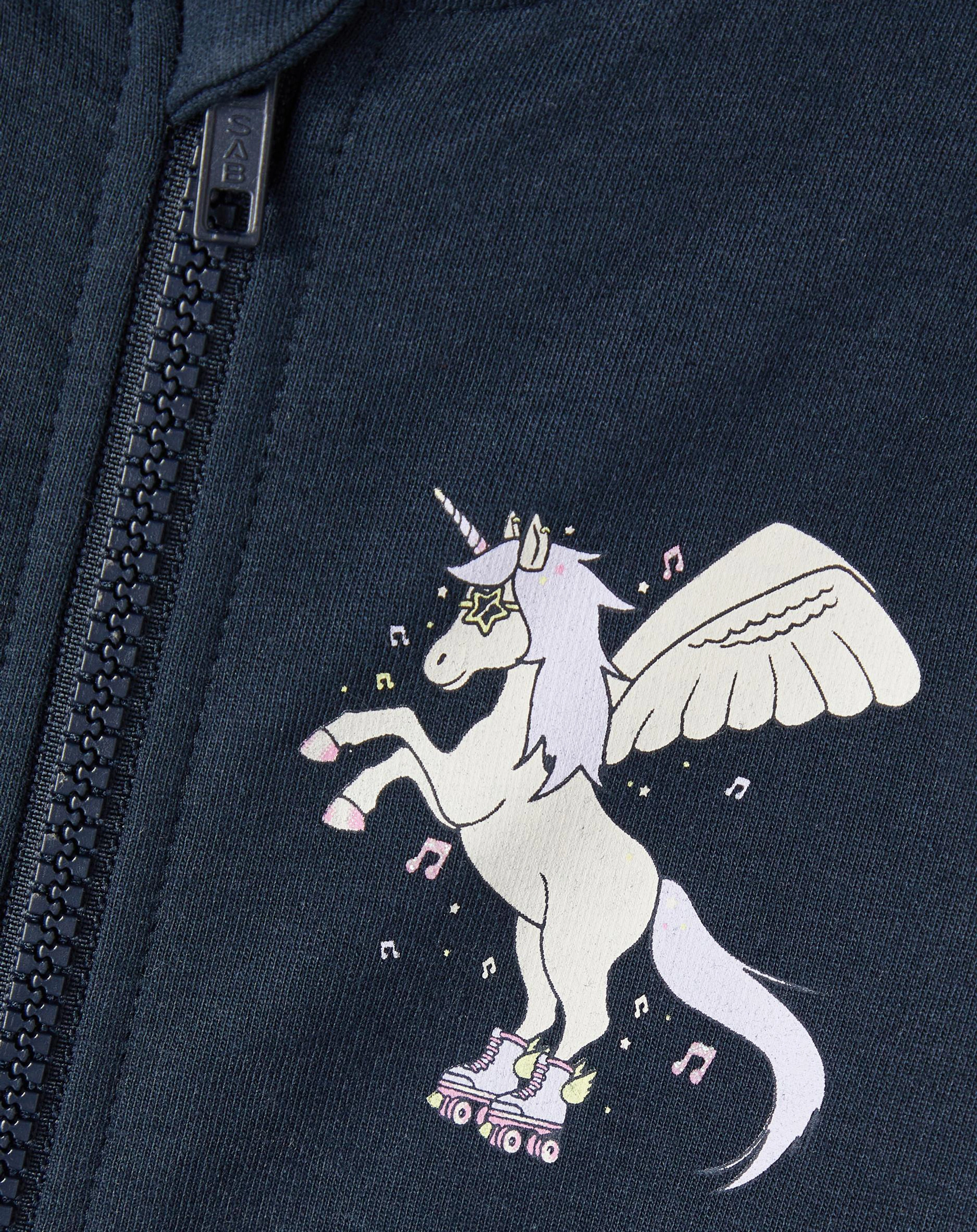 Sweatjacke NMFBASCHA - UNICORN in dark sapphire