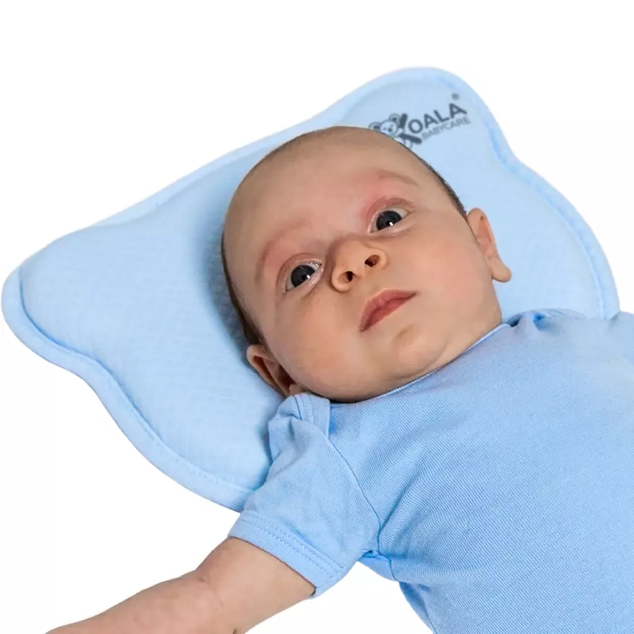 KOALA BABYCARE® Kopfkissen für Säuglinge, ab 0 Monate blau