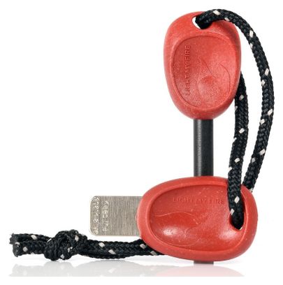 Pierre à feu Light My Fire Firesteel Bio Scout rouge