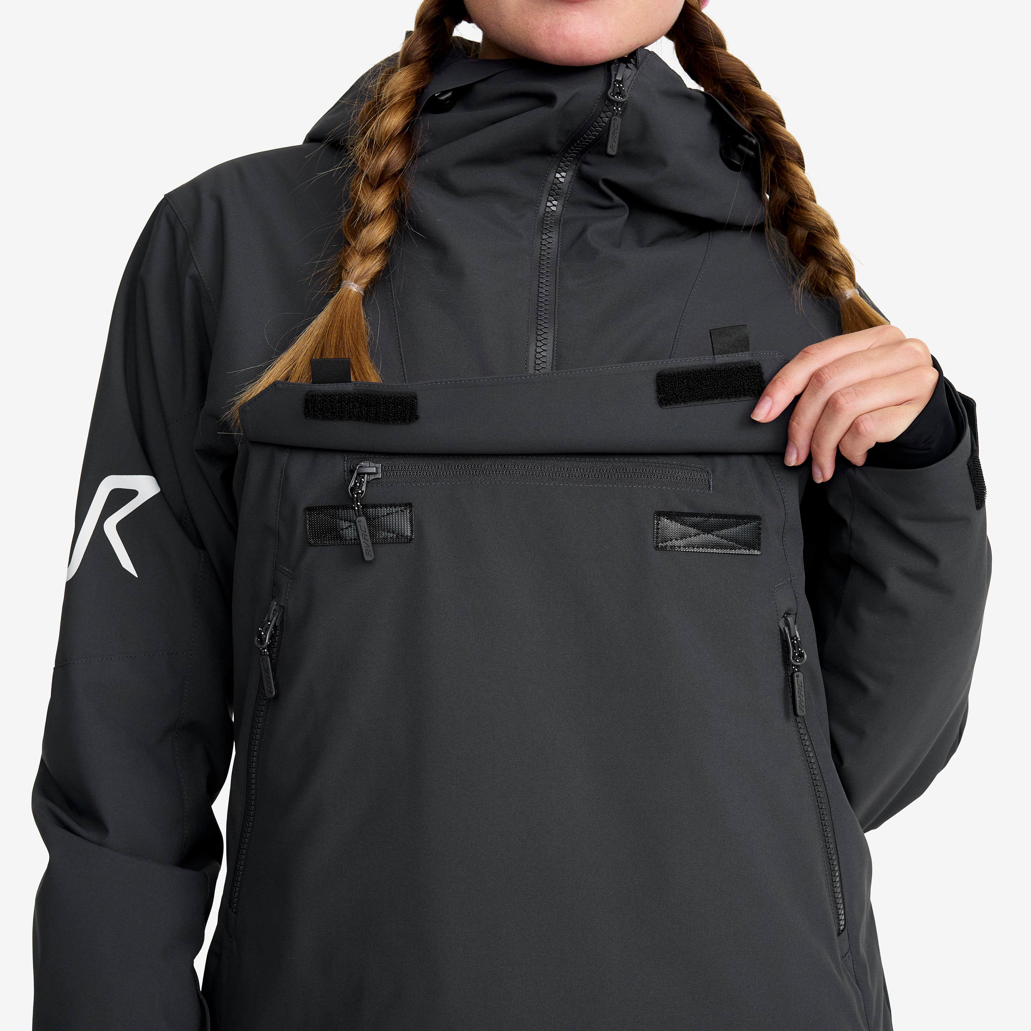 Halo 2L Insulated Ski Anorak Dame Anthracite
