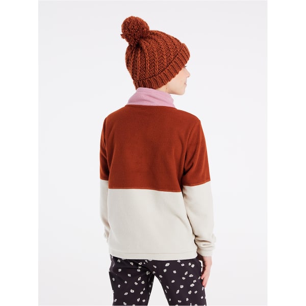 Sweat polaire PROTEST PRTFERN JR 1/4 ZIP TOP ULURU RUST