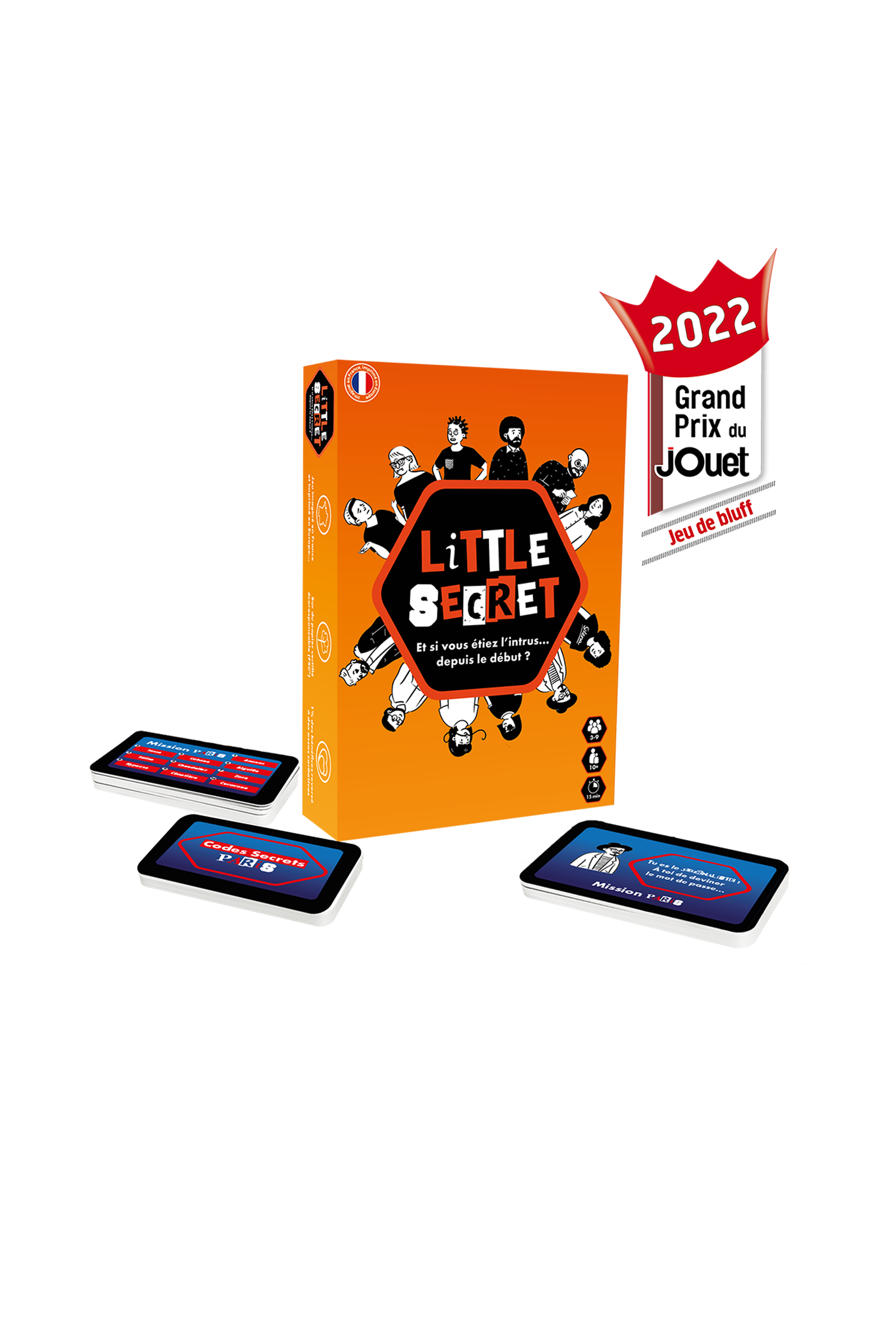 BLACKROCK GAMES Jeu de cartes LITTLE SECRET Multicolore