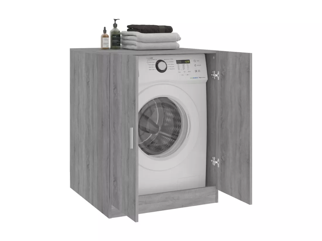 Meuble pour machine à laver Sonoma gris 71x71,5x91,5 cm