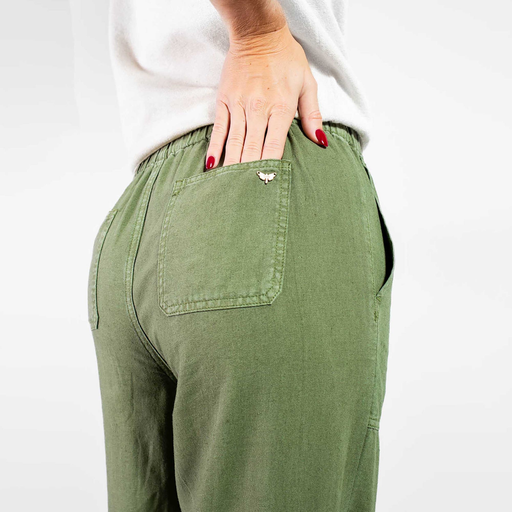 Pantalon Femme kaki
