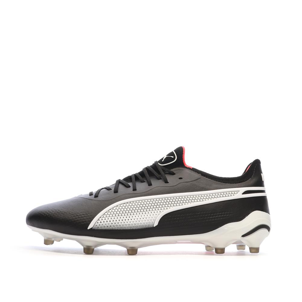 Puma Chaussures de football Noire/Blanche Homme PumaKing Ultimate