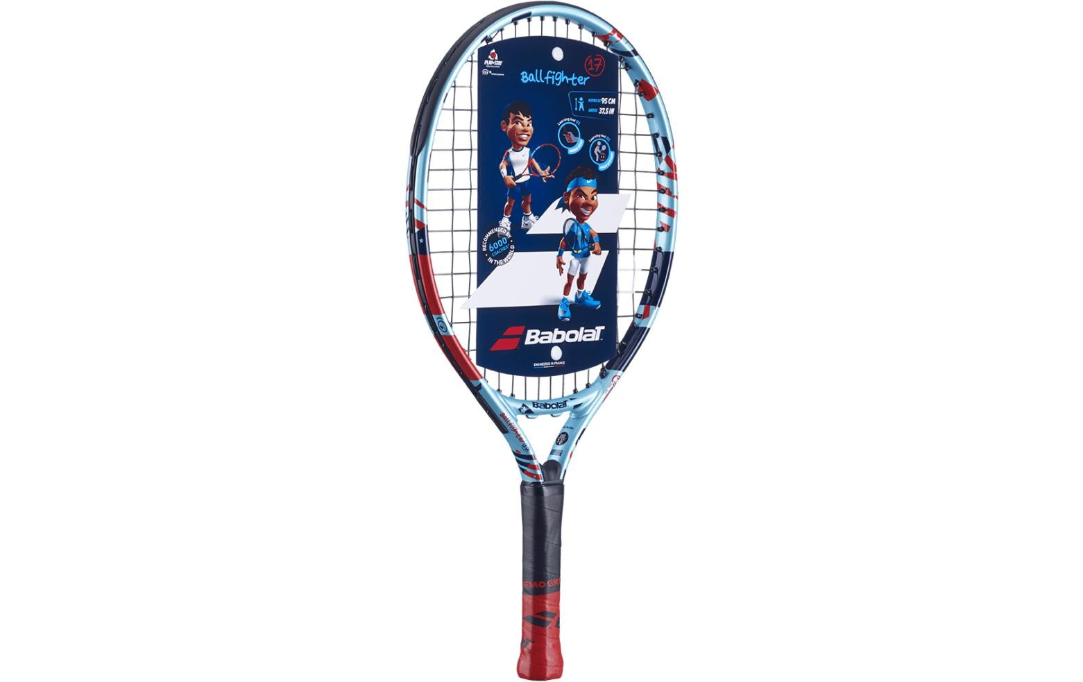 Tennisracket Ballfighter 17 Griffgrösse: 000, besaitetTennisschläger