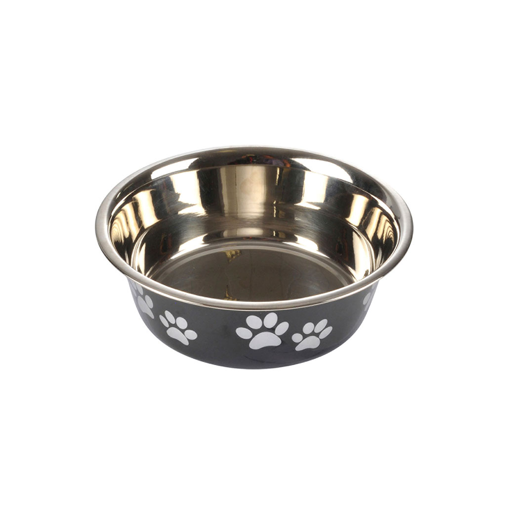 Gamelle pattes inox noire D21cm