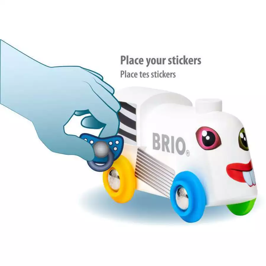 Brio BRIO Sticker-Lokomotive bunt