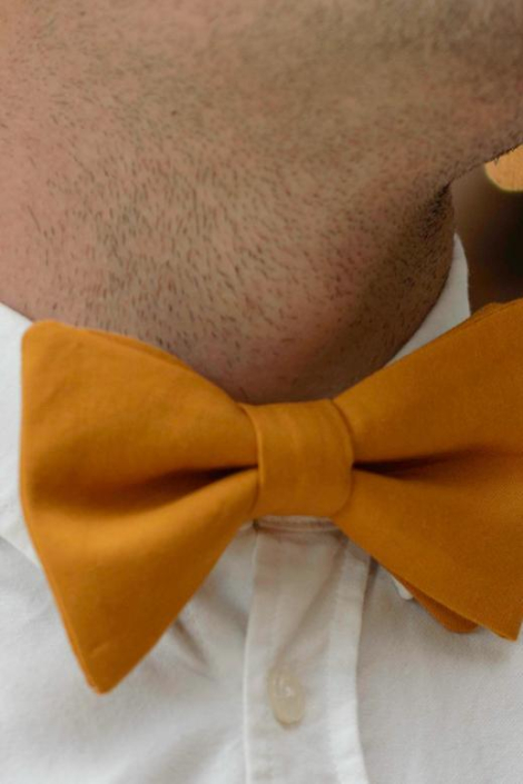 Strickie gele heren accessoire