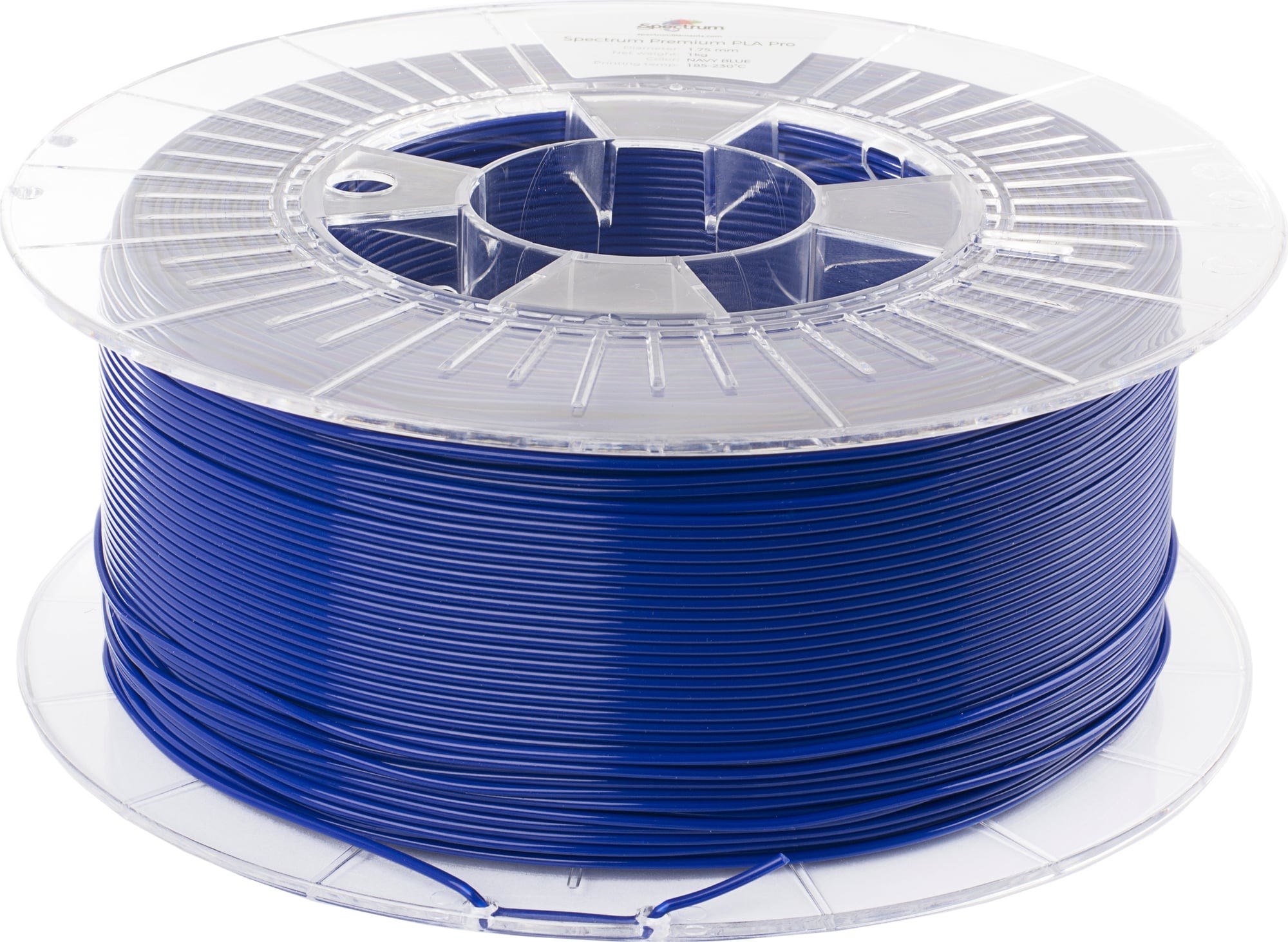 Spectrum  PLA Pro Navy Blue, 1,75 mm / 1000 g    Haltbares und schlagfestes PLA Filament in Navy Blue