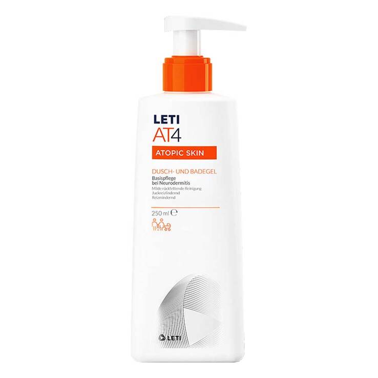 Leti AT4 Dusch- und Badegel, 250 ml