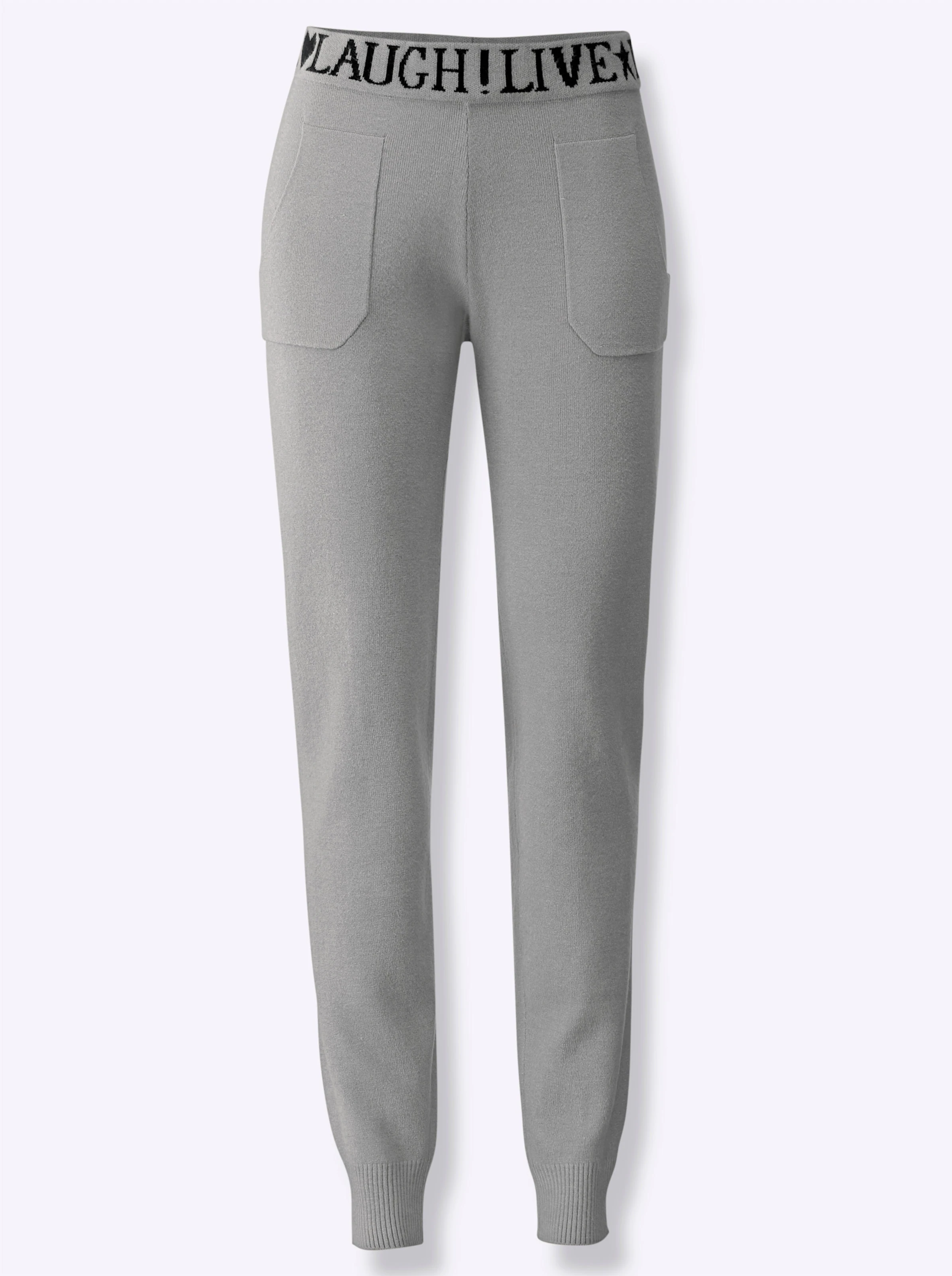 heine Jogpants in steingrau-meliert