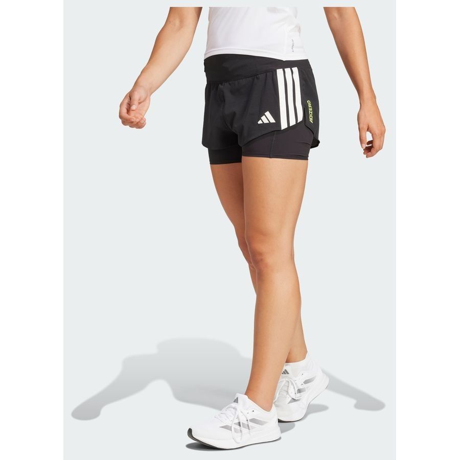 Adidas Short poche gel 2 en 1 Adizero Running