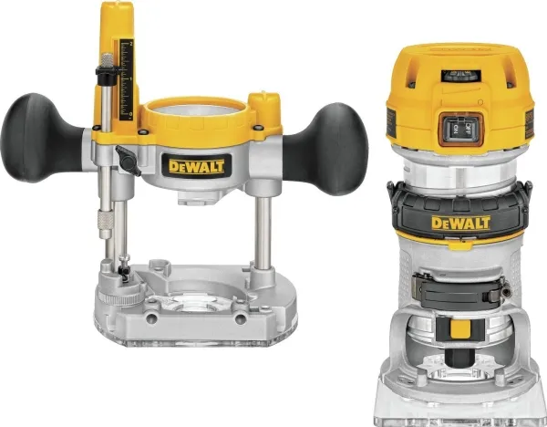 DeWALT D26204K - Dyk/fast base-router - 900 W - spændepatron 8 mm