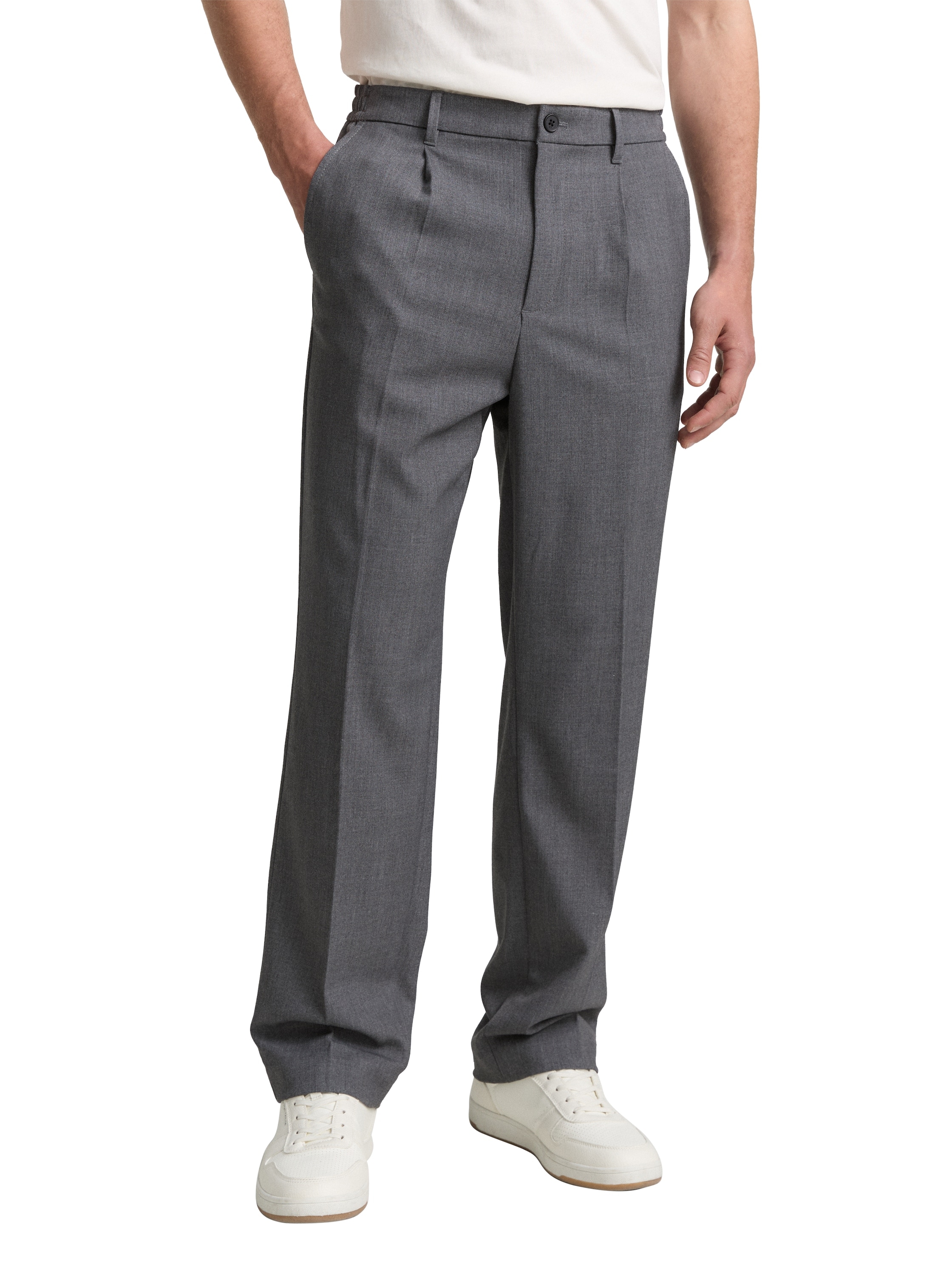 TOM TAILOR Denim Chinohose  mit Bügelfalte
