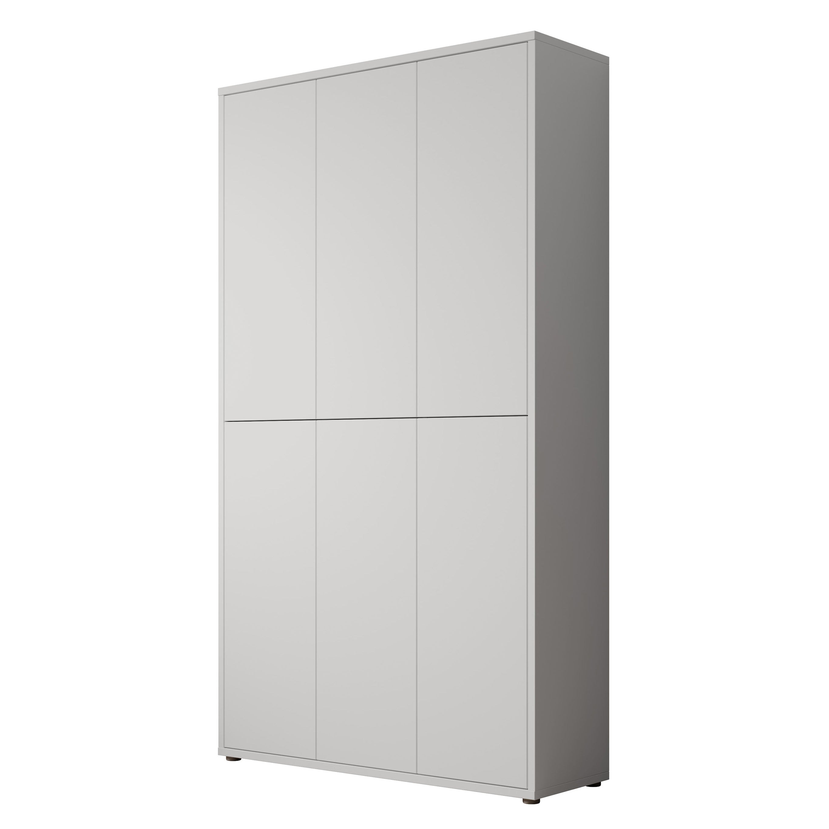 Meubella - Schoenenkast Amber - Lichtgrijs - 109 cm