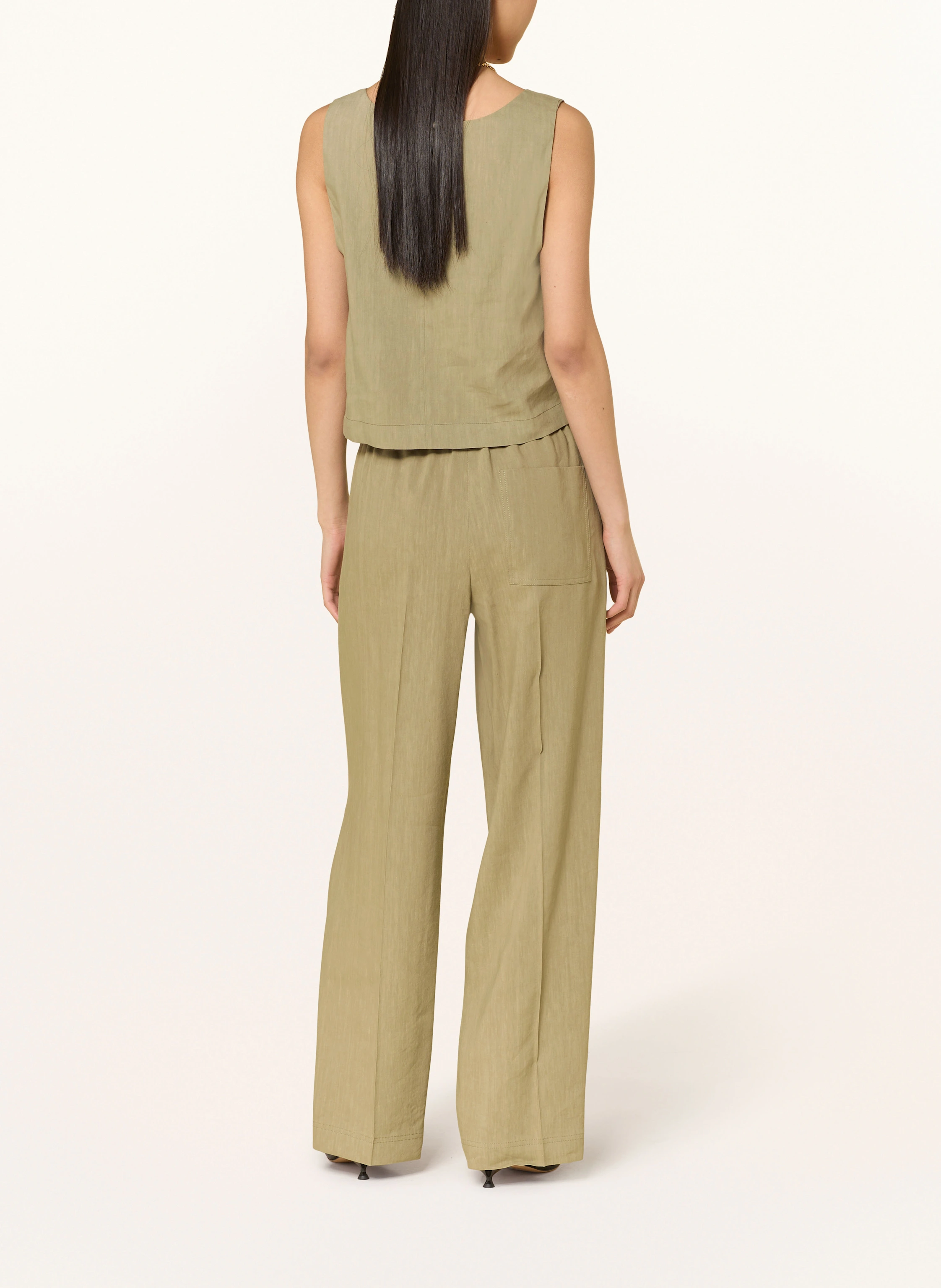 MARELLA Hose im Jogging-Stil mit Leinen