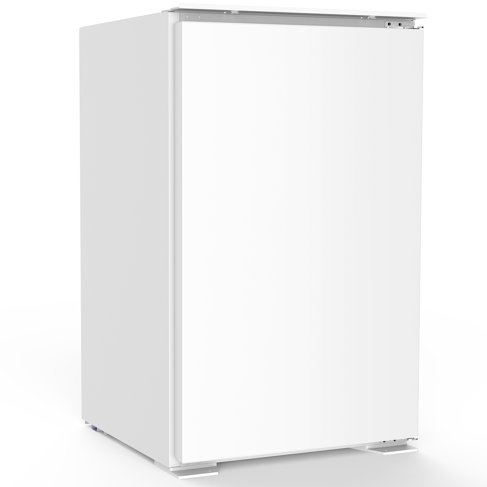 Küchenblock - weiß Hochglanz - dunkelgrau - mit E-Geräten - 260 cm