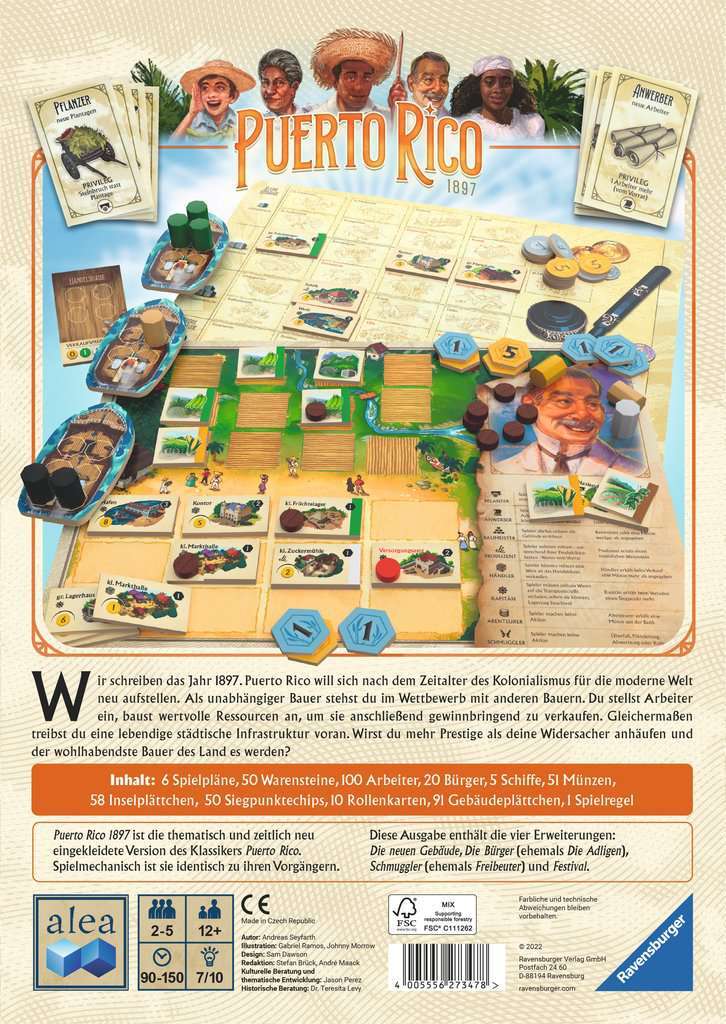 Ravensburger Spiel Puerto Rico 1897