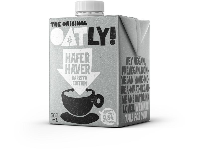 Oatly Oat Drink – Barista Edition 0.5 l Leckeres Hafergetränk für feine Kaffeekreationen