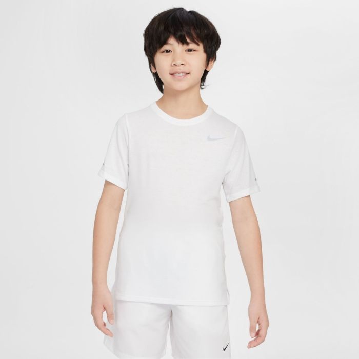 Nike Junior T-shirts Dri-Fit Miler Hvid