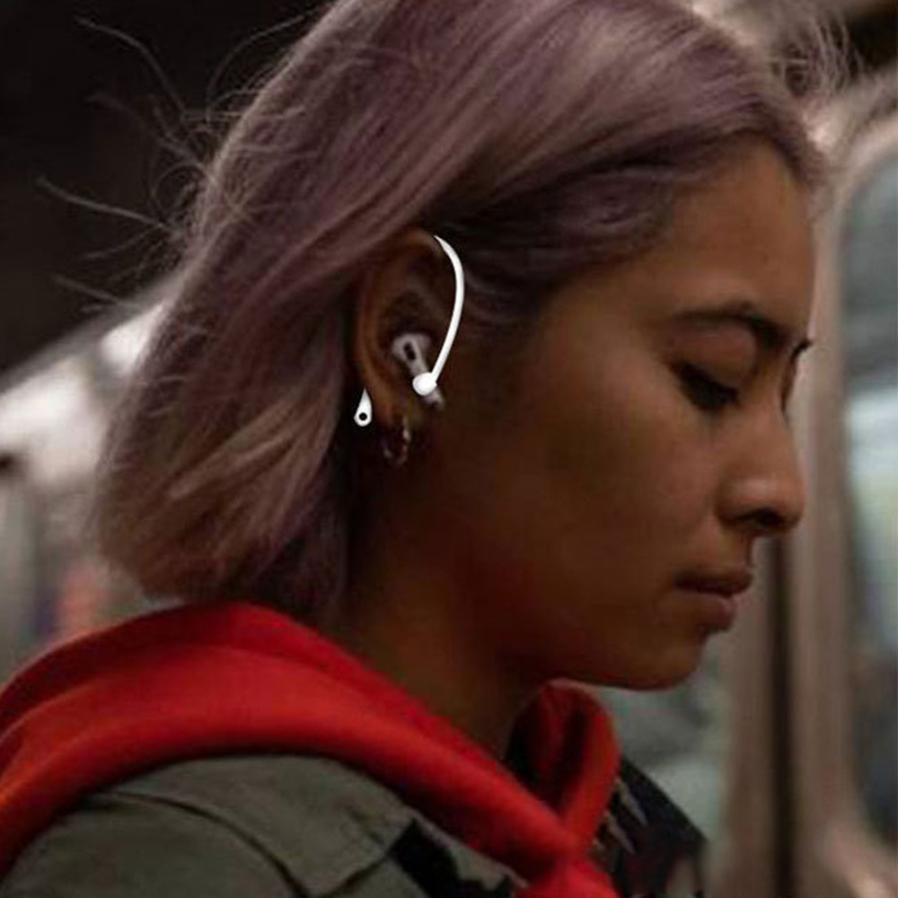 5in1 AirPods Pro Silikon Schutzhülle   Watch Halterung   Karabinerhaken   Straps   Ohrbügel - Türkis (Matt)