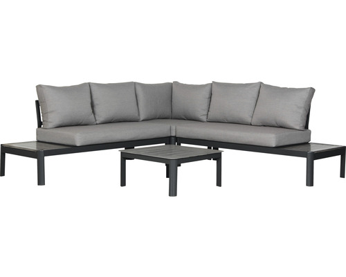 Loungeset tuin lounge lounge zitgroep Leroy aluminium 5 zits 2 delig alu