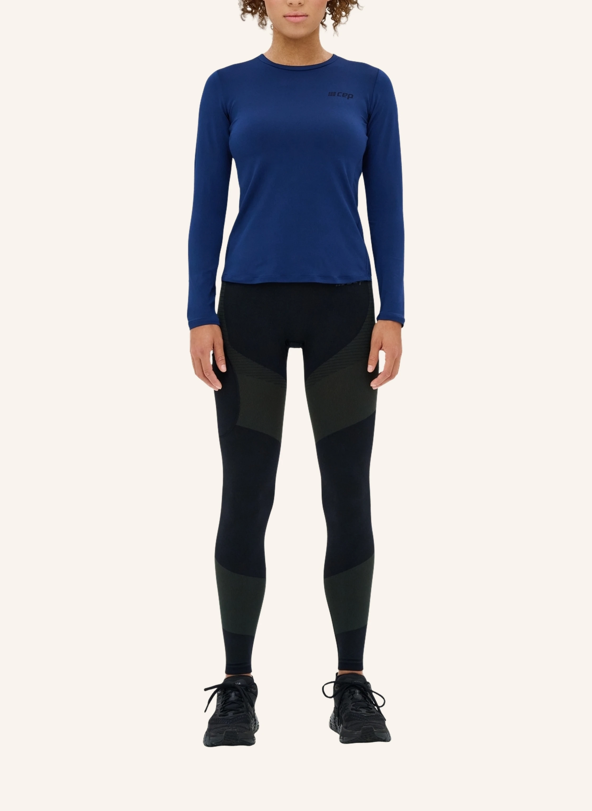 cep Tights THE RUN SEAMLESS mit Kompression