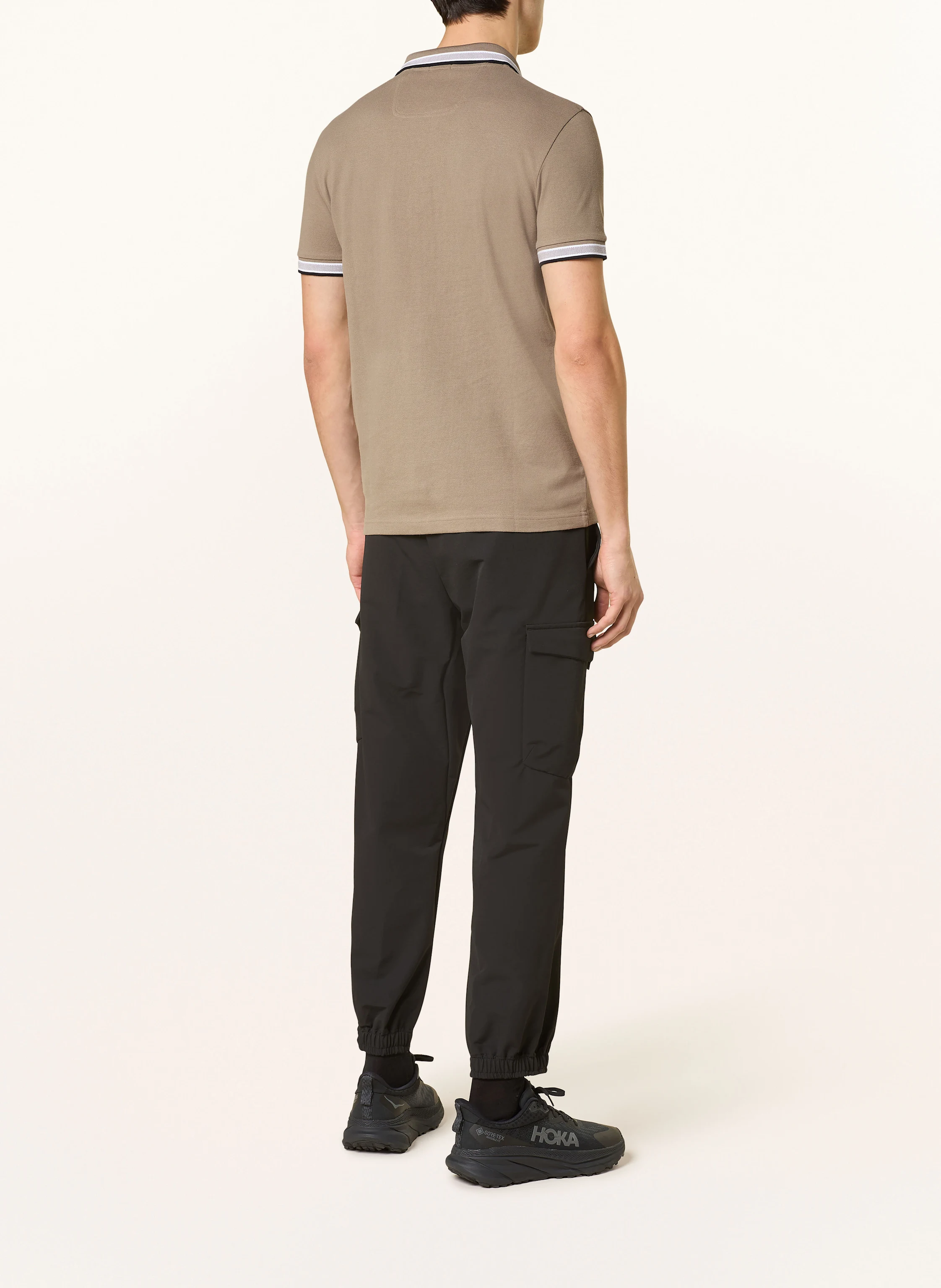 BOSS Piqué-Poloshirt PADDY CURVED Regular Fit