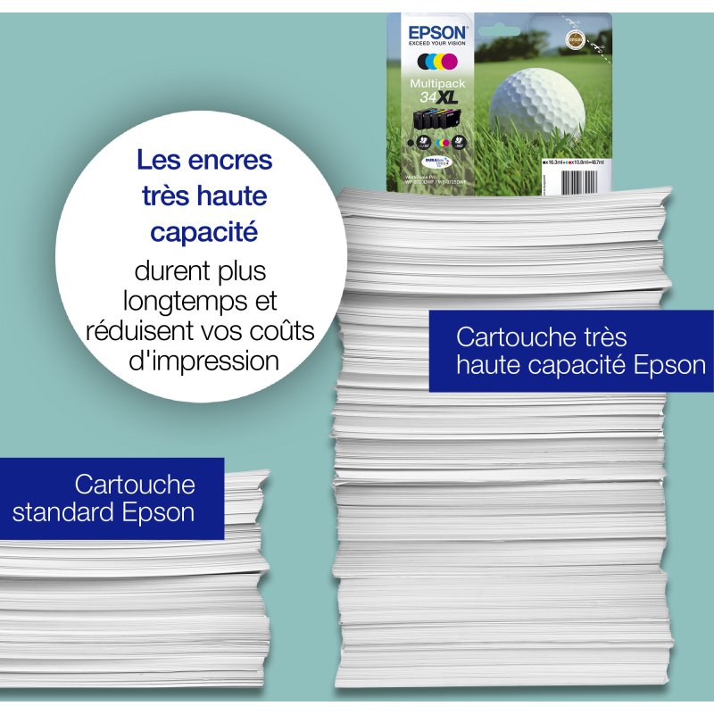 Epson Golf ball Encre noire DURABrite Ultra Balle de golf 34