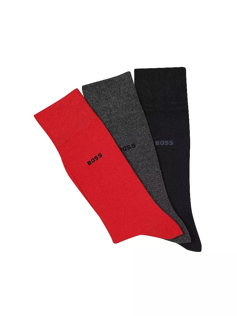 BOSS Socken 3-er Pack open red rot