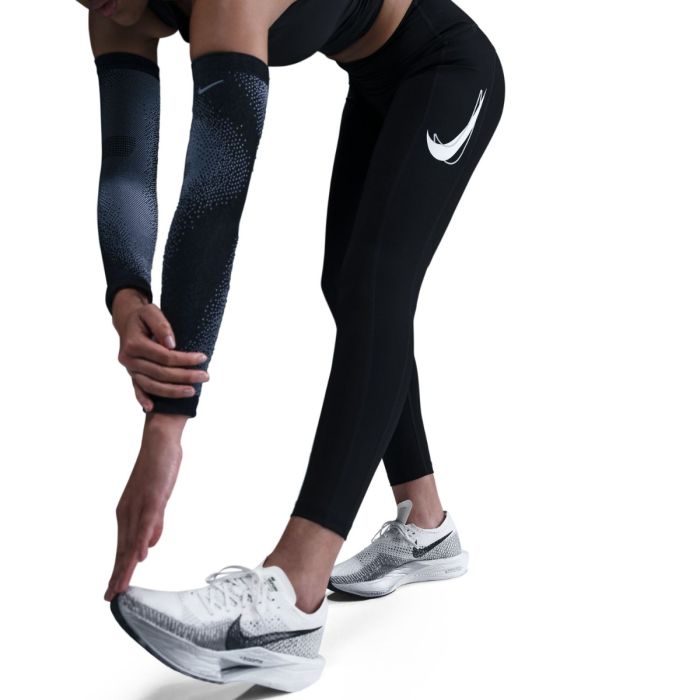 Nike Dame Lange tights Fast Mid-Rise 7/8 Tights Sort