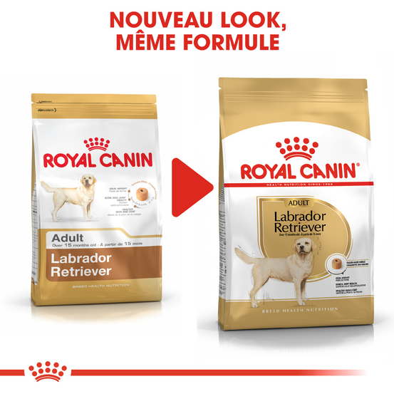 Croquettes chien Labrador Adulte plus de 15 mois 12kg