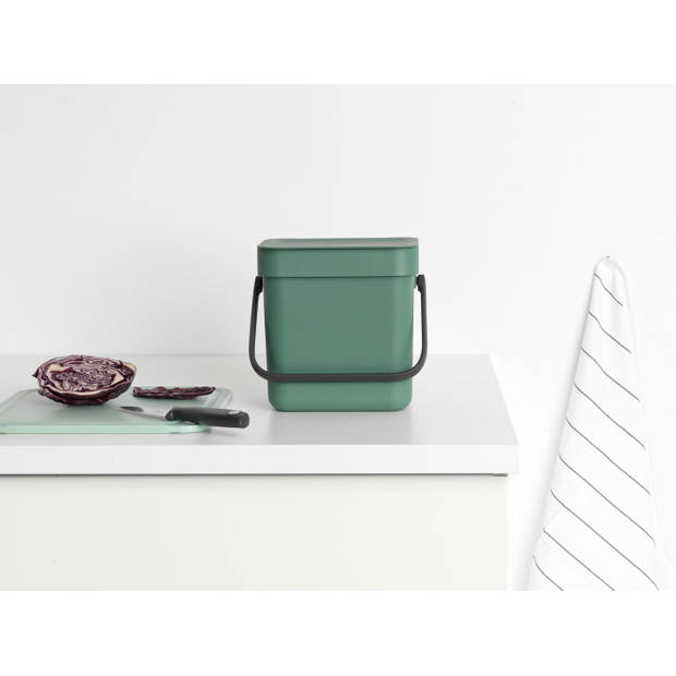 Brabantia Sort & Go afvalbakje 3 liter - Fir Green
