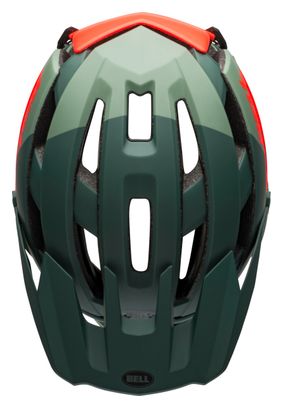 Casque avec Mentonnière Amovible BELL Super Air R Mips Vert Rouge