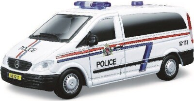 Bburago - Mercedes Benz Politibil - 1:50
