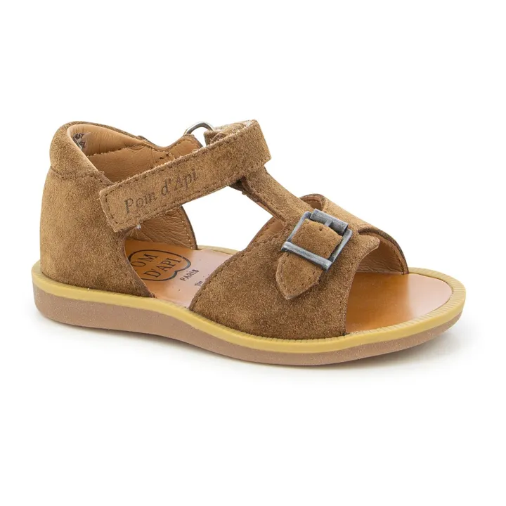 Pom d'Api Sandales Poppy Easy | Camel