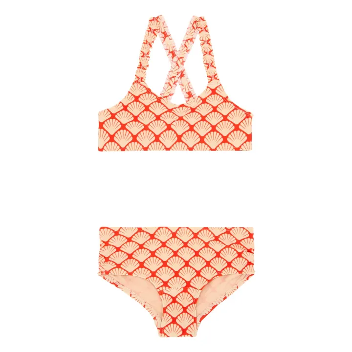 Beachlife Maillot 2 Pièces Coquillages | Rouge