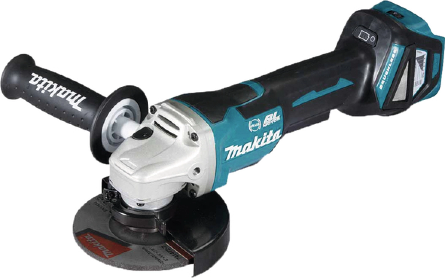 Makita DGA517Z 18V Li-Ion Accu haakse slijper incl. ADT body - 125mm - koolborstelloos
