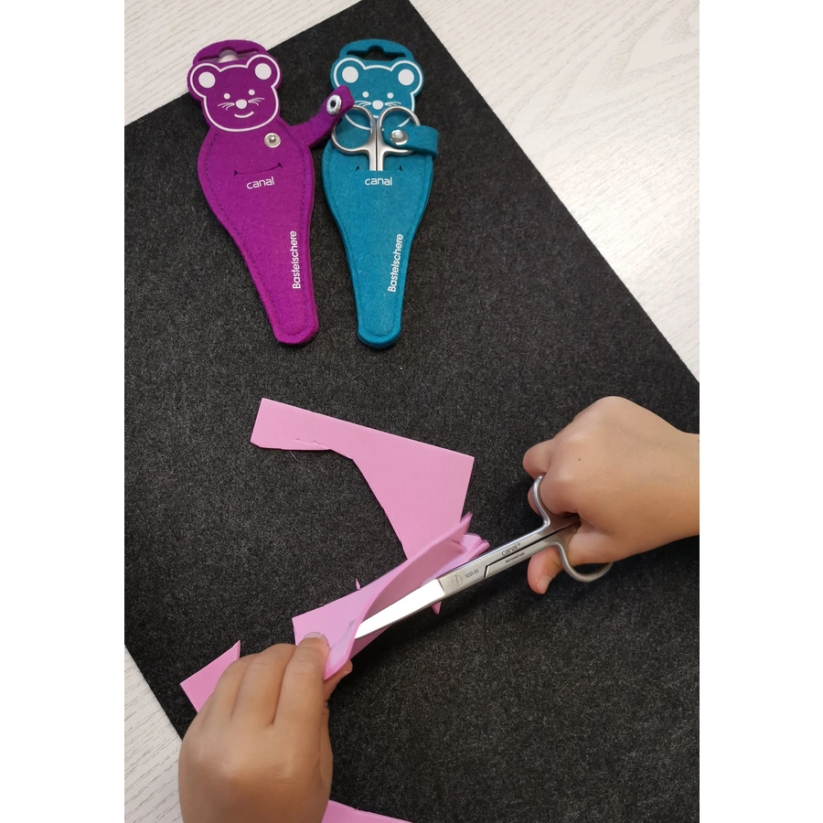 canal® Bastelschere für Kinder rostfrei 12cm