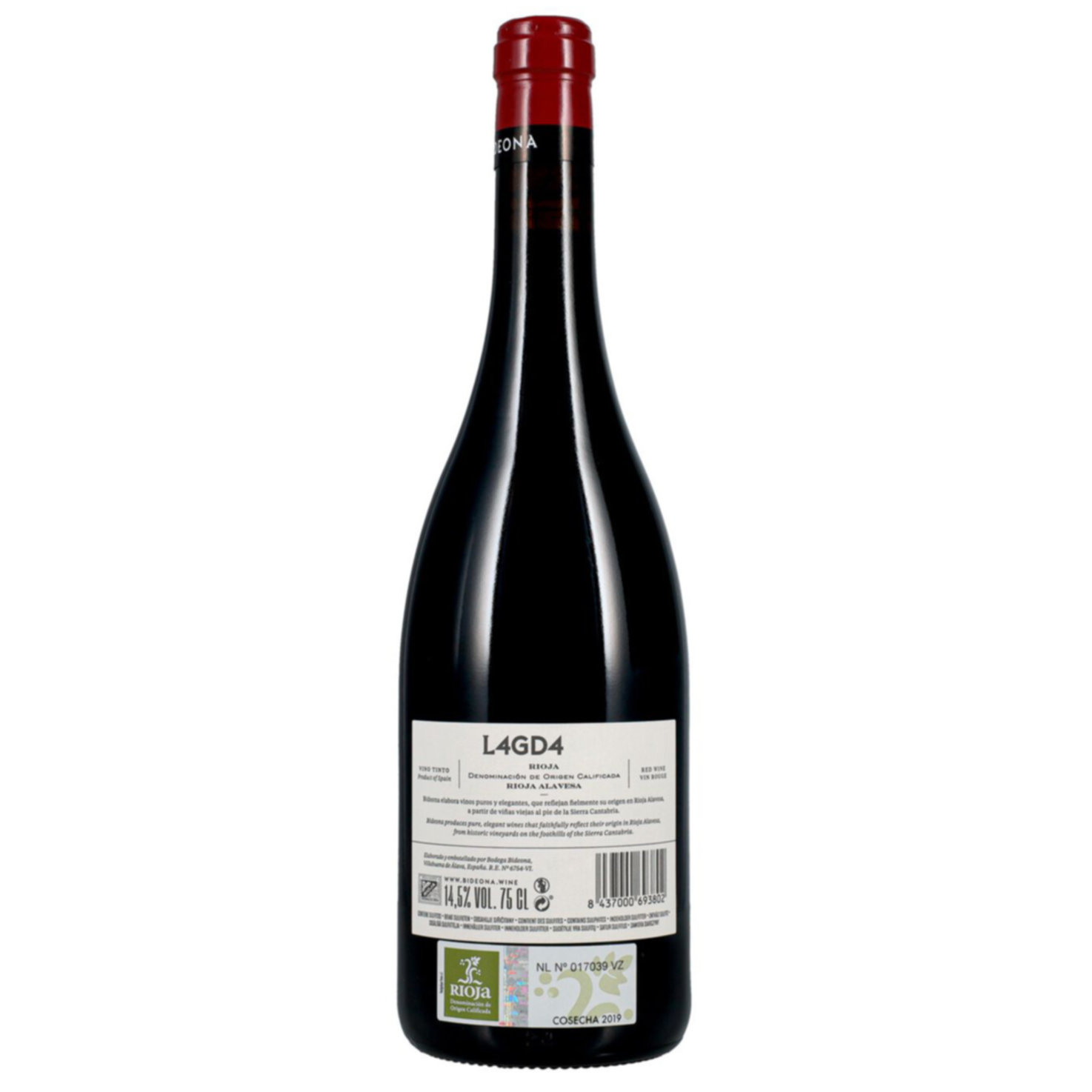 Rioja DOCa Tempranillo Laguardia Bideona -75cl