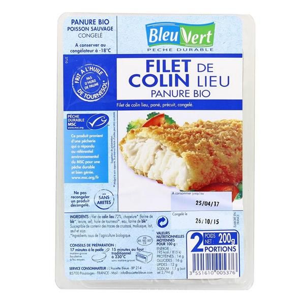 Filetes De Escamudo Panados Bio
