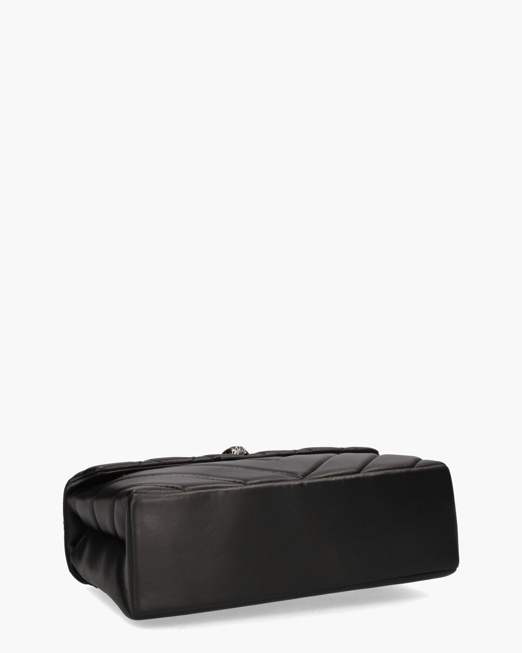 Kurt Geiger Leather Kensington Bag Zwart/Zilver Tas