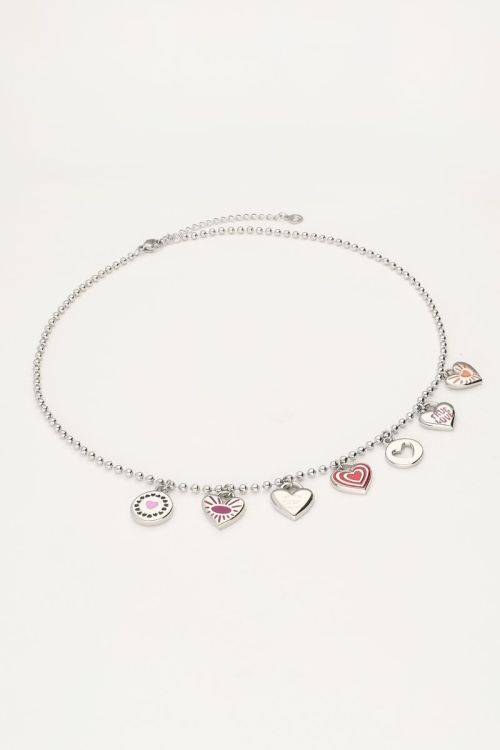 Candy ketting met multikleur bedels