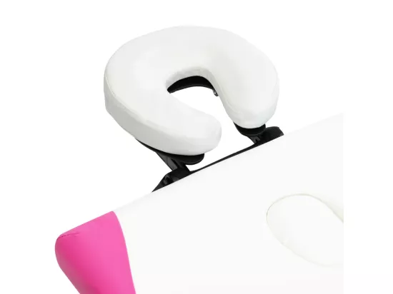 Table de massage pliable blanche 191 x 70 x 59 cm 02_0001804