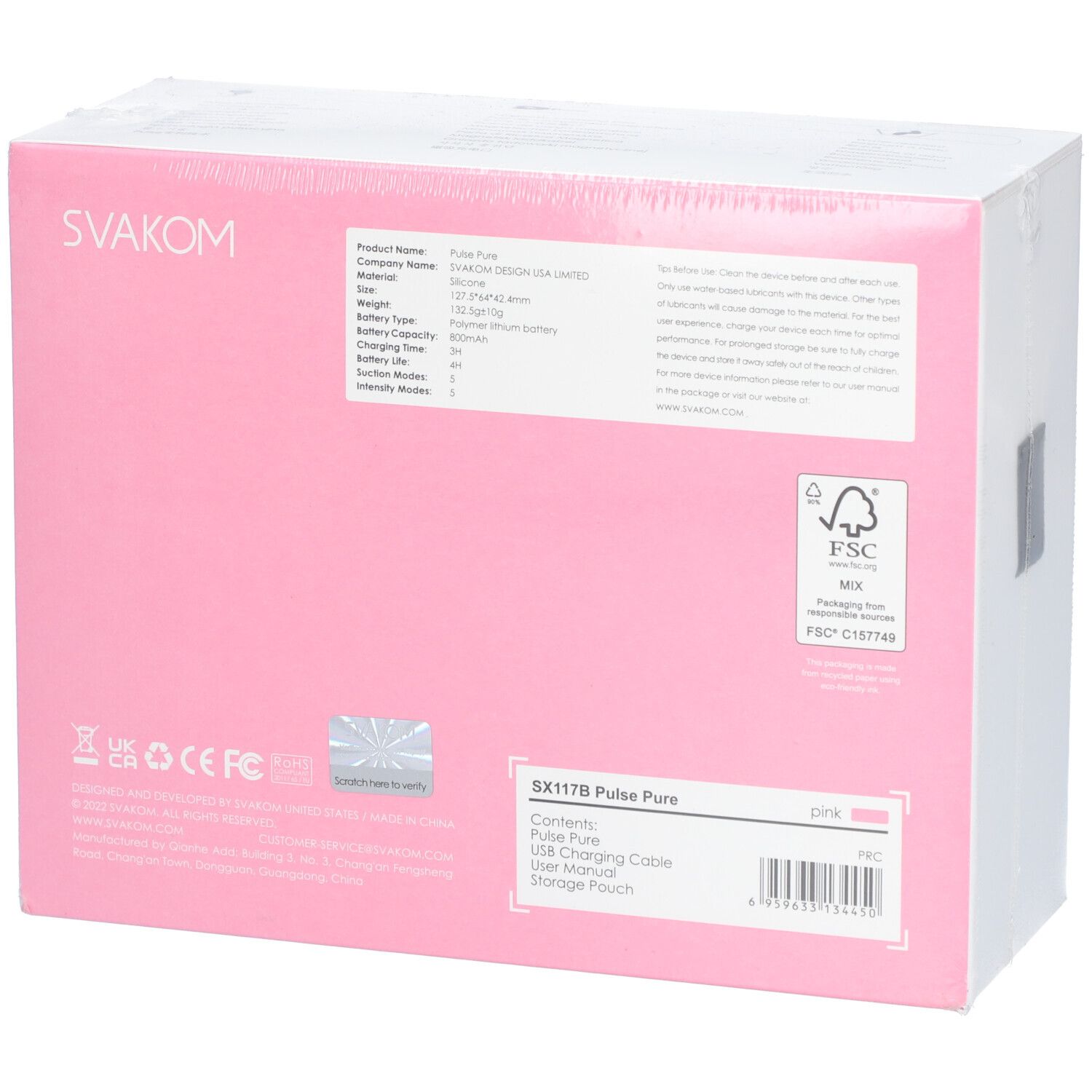 SVAKOM PULSE PURE PINK