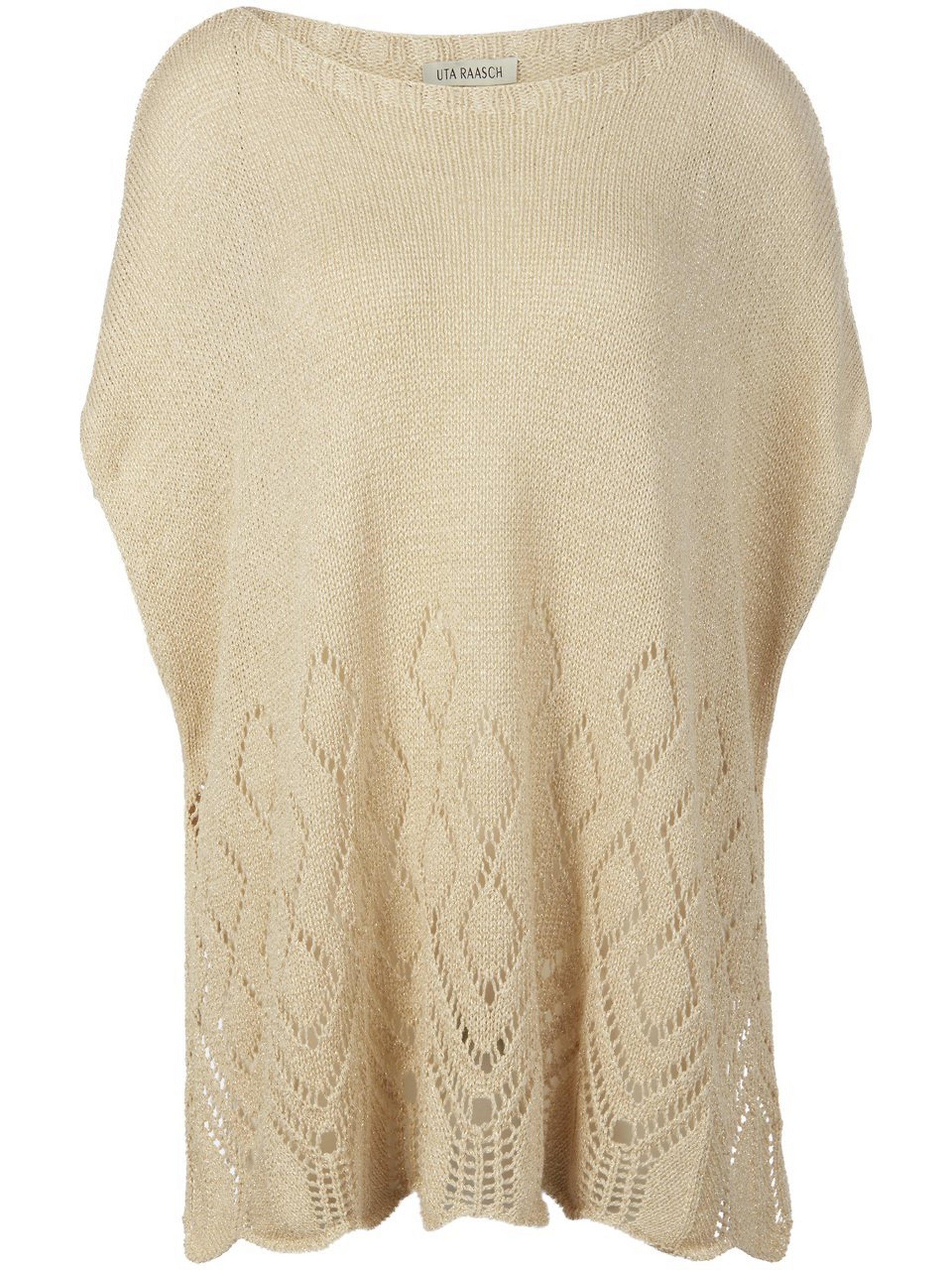 Poncho mit U-Boot-Ausschnitt